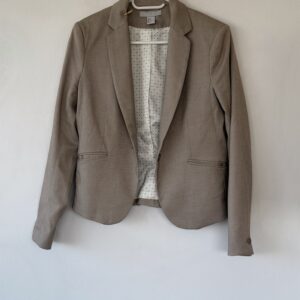 FASHION MEDIA BRAND 26 H&M Μπεζ Tailored Blazer – Μέγεθος 38