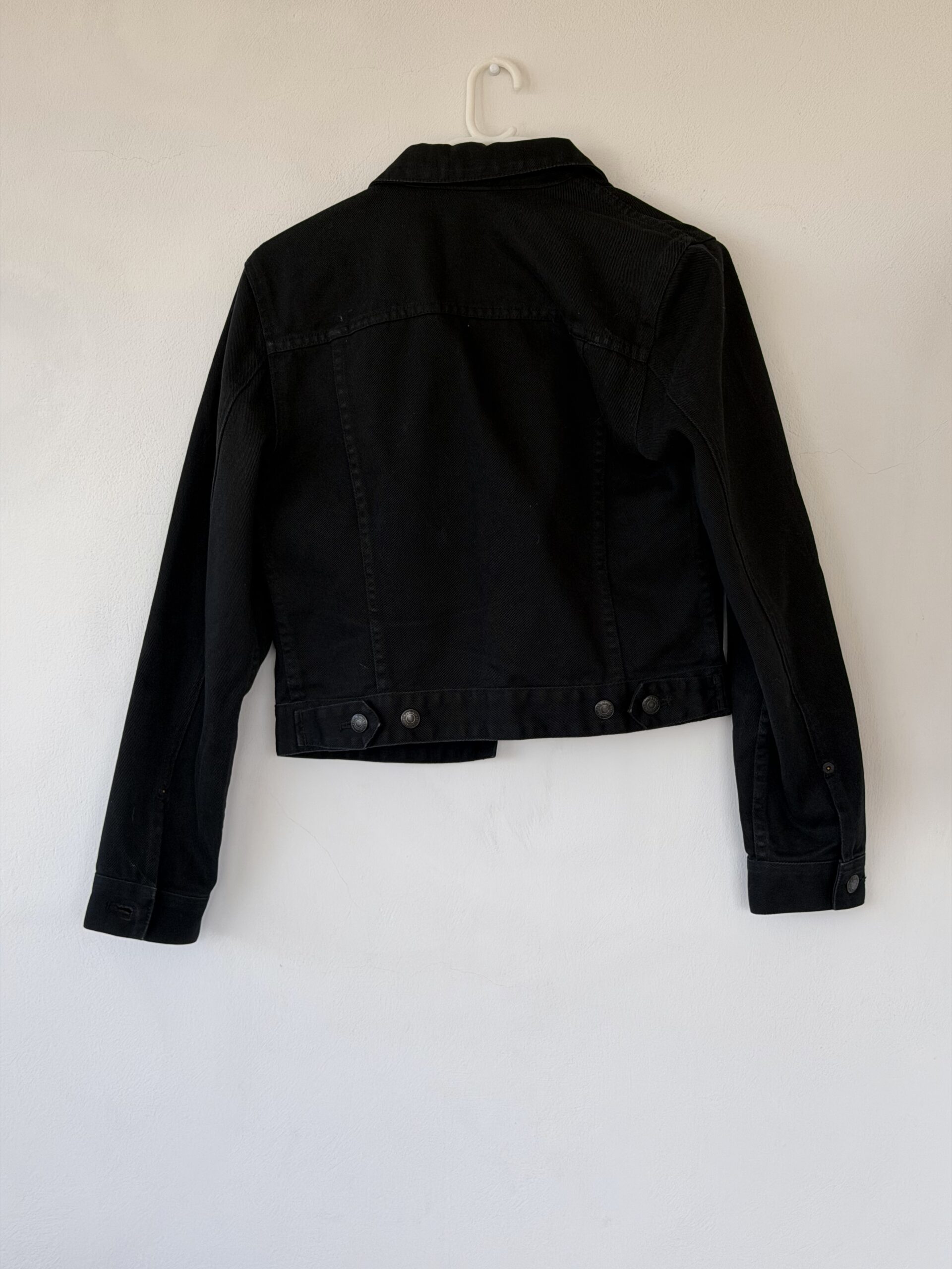 DKNY Jeans Μαύρο Cropped Denim Jacket – Vintage 5 DKNY Jeans Μαύρο Cropped Denim Jacket – Vintage - Image 5