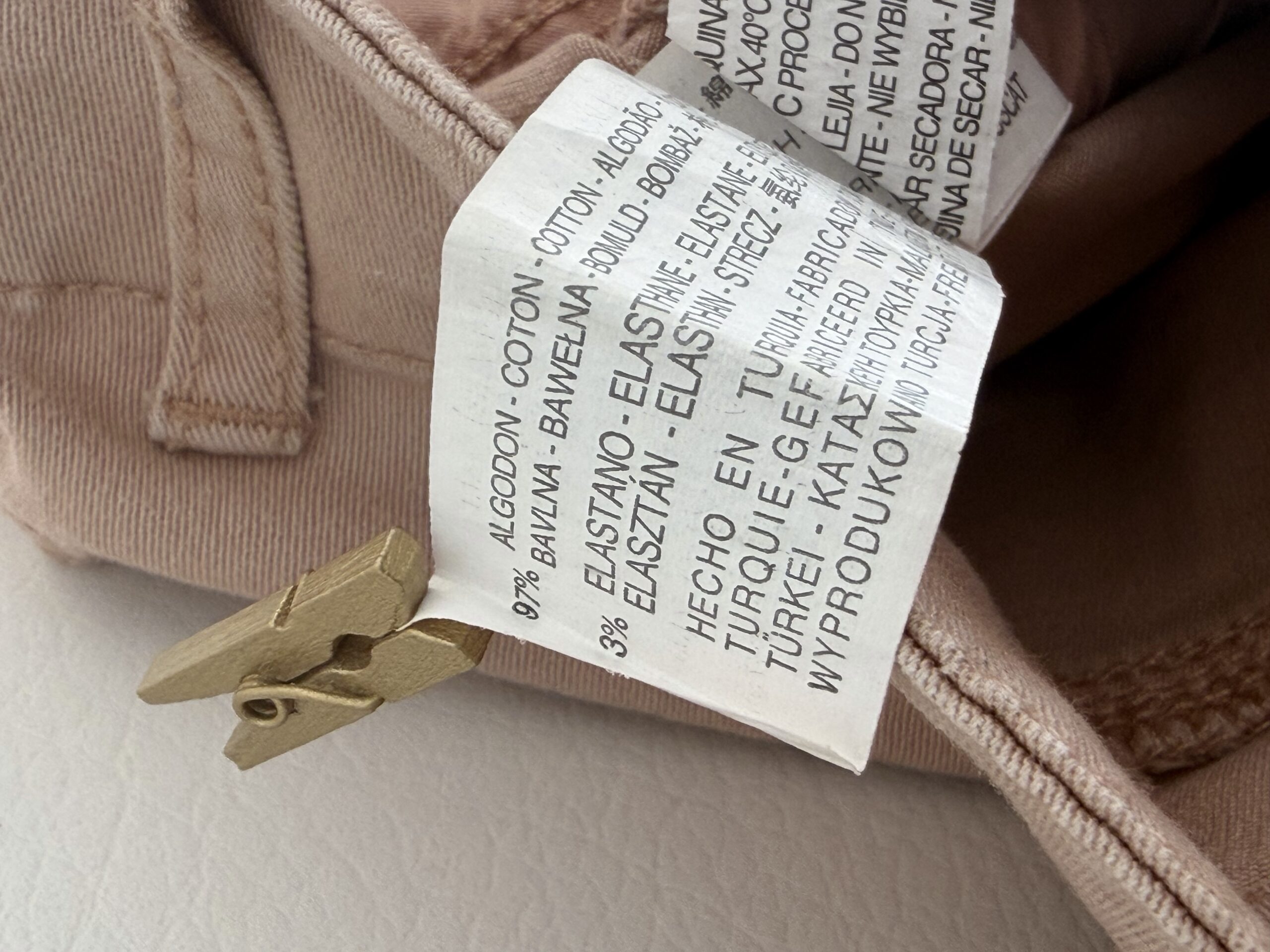 ZARA Woman Beige Cargo Pants – Size M (Stretch Cotton) 6 ZARA Woman Beige Cargo Pants – Size M (Stretch Cotton) - Image 6