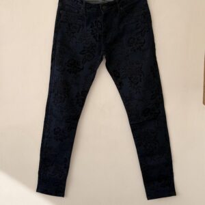 FASHION MEDIA BRAND 26 Zara Woman Premium Floral Dark Denim – EU 36