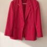 Vintage GOLDIX Fuchsia Blazer – Made in Italy – 100% Viscose – EU 38
