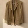 Vintage GOLDIX Sand Beige Blazer – EU 38 – Classic Tailored Fit