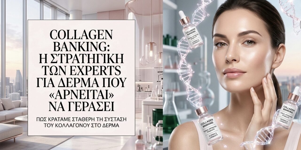 Collagen Banking: Η στρατηγική των experts για δέρμα που «αρνείται» να γεράσει