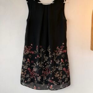 Atmosphere Black Floral Sleeveless Dress – Romantic Print