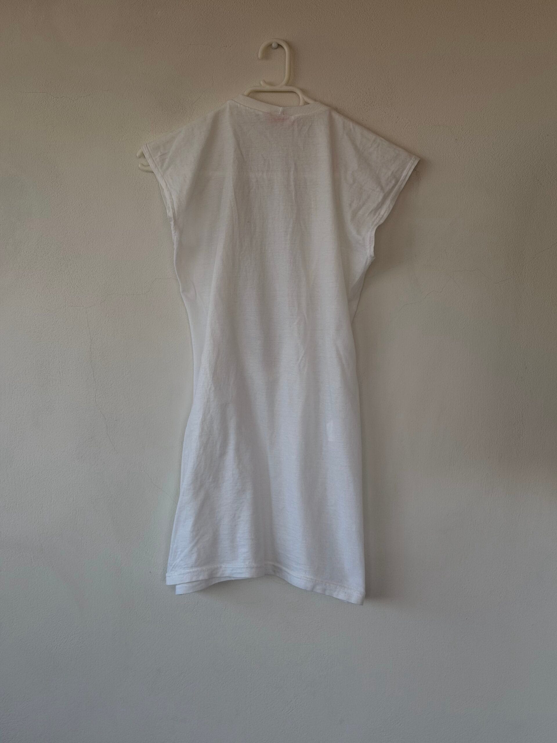 White Deep V Cotton Top – Minimal Everyday Essential 5 White Deep V Cotton Top – Minimal Everyday Essential - Image 5