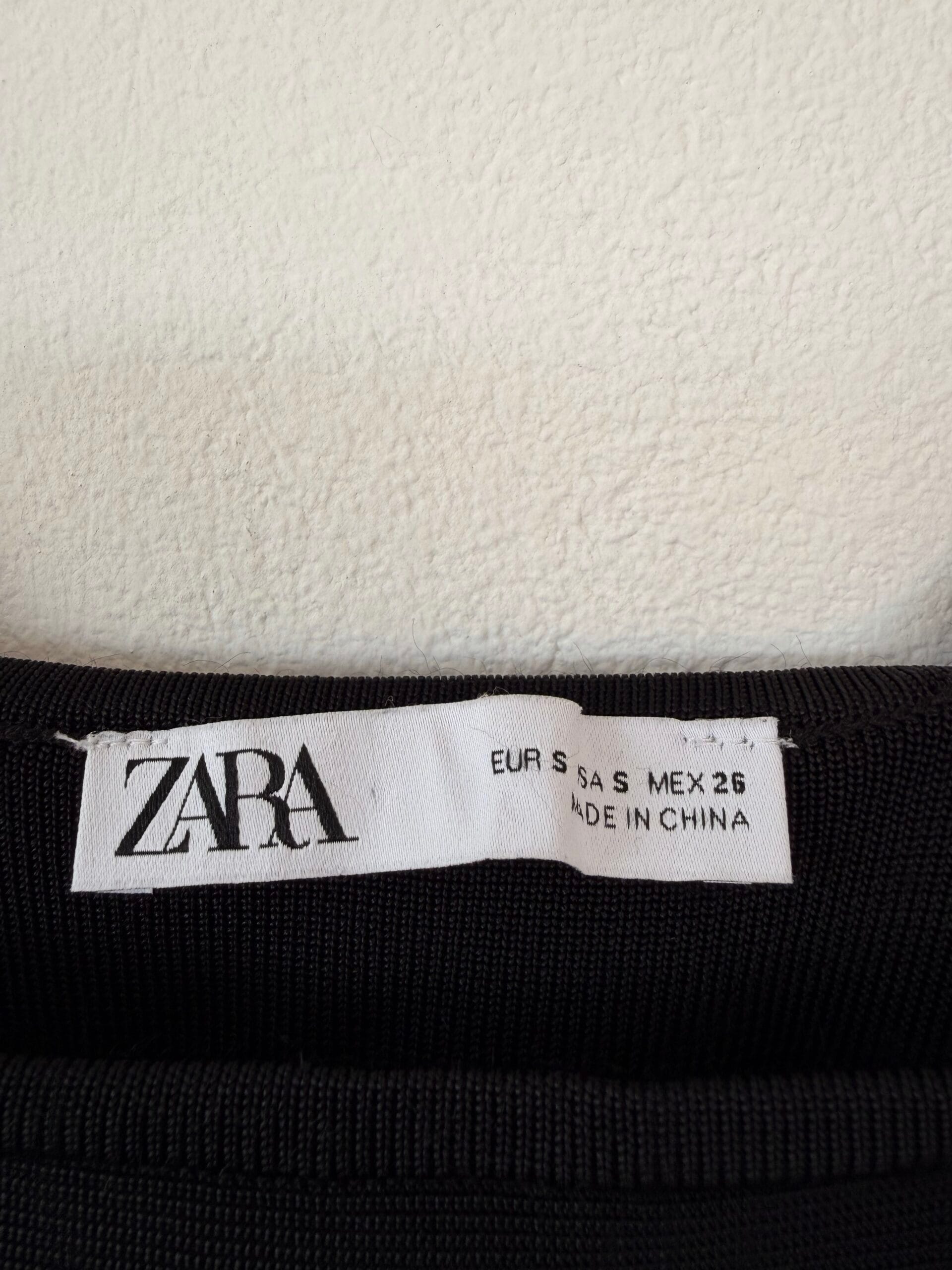 ZARA Black Ruffle Crop Top – Size S 4 ZARA Black Ruffle Crop Top – Size S - Image 4