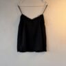 Massimo Dutti Satin Lace Cami Top – Black Minimal Elegance