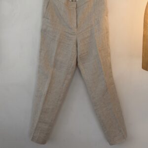 Massimo Dutti 100% Linen Pants – Premium Minimal Beige