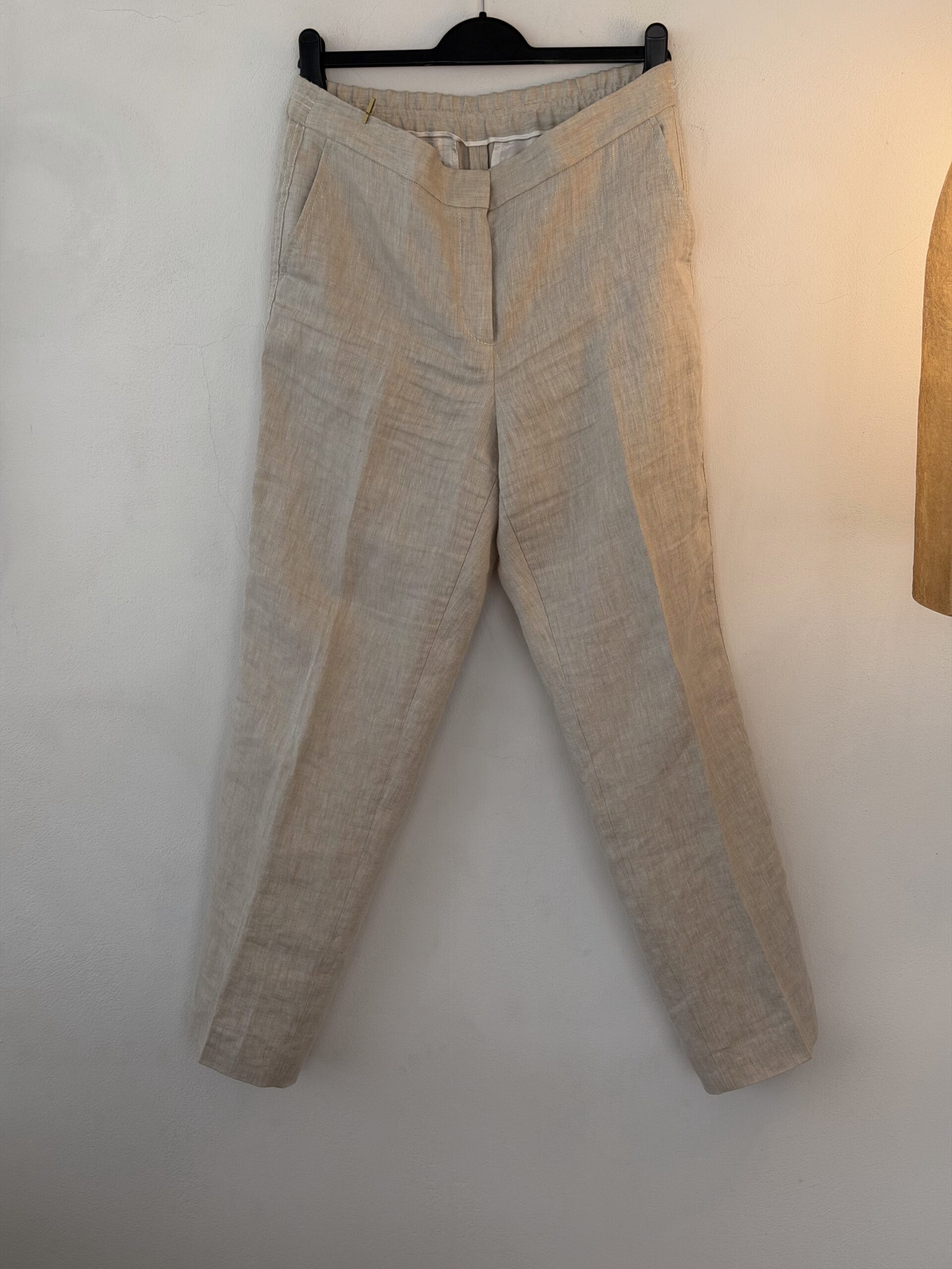 Massimo Dutti 100% Linen Pants – Premium Minimal Beige 1 Massimo Dutti 100% Linen Pants – Premium Minimal Beige