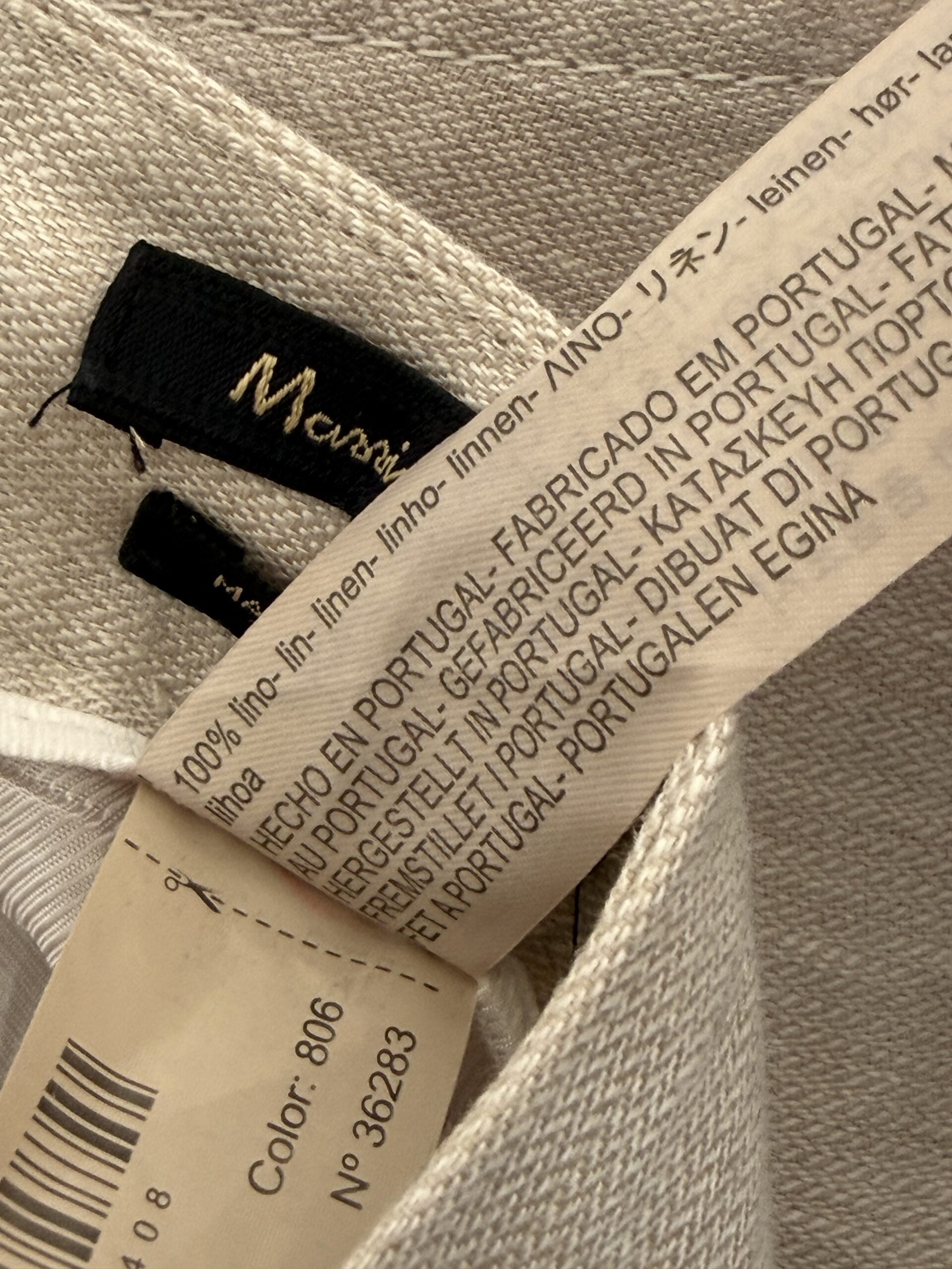 Massimo Dutti 100% Linen Pants – Premium Minimal Beige 6 Massimo Dutti 100% Linen Pants – Premium Minimal Beige - Image 6