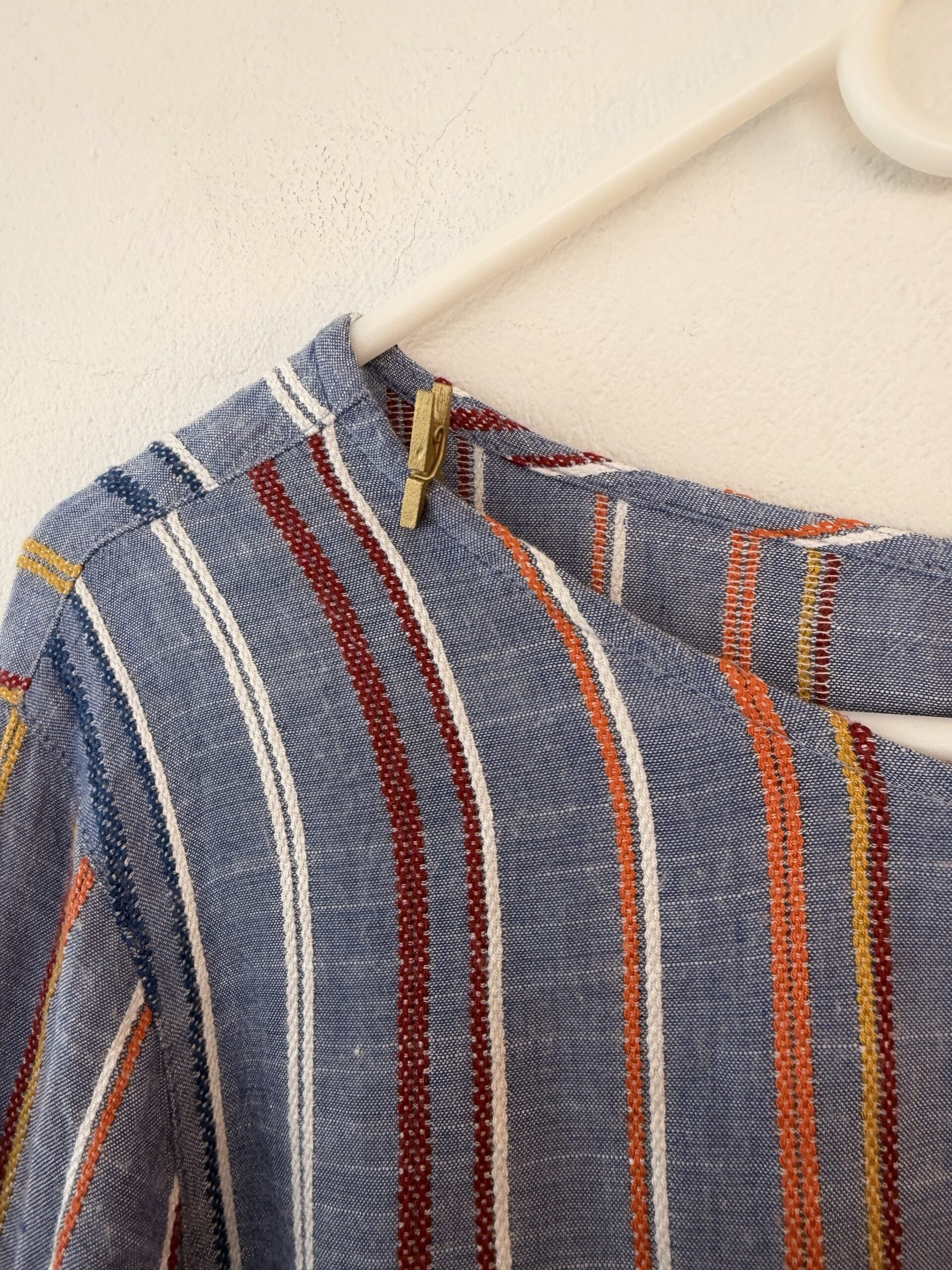 Dizzylissy Striped Tie Blouse – Boho Chic 6 Dizzylissy Striped Tie Blouse – Boho Chic - Image 6