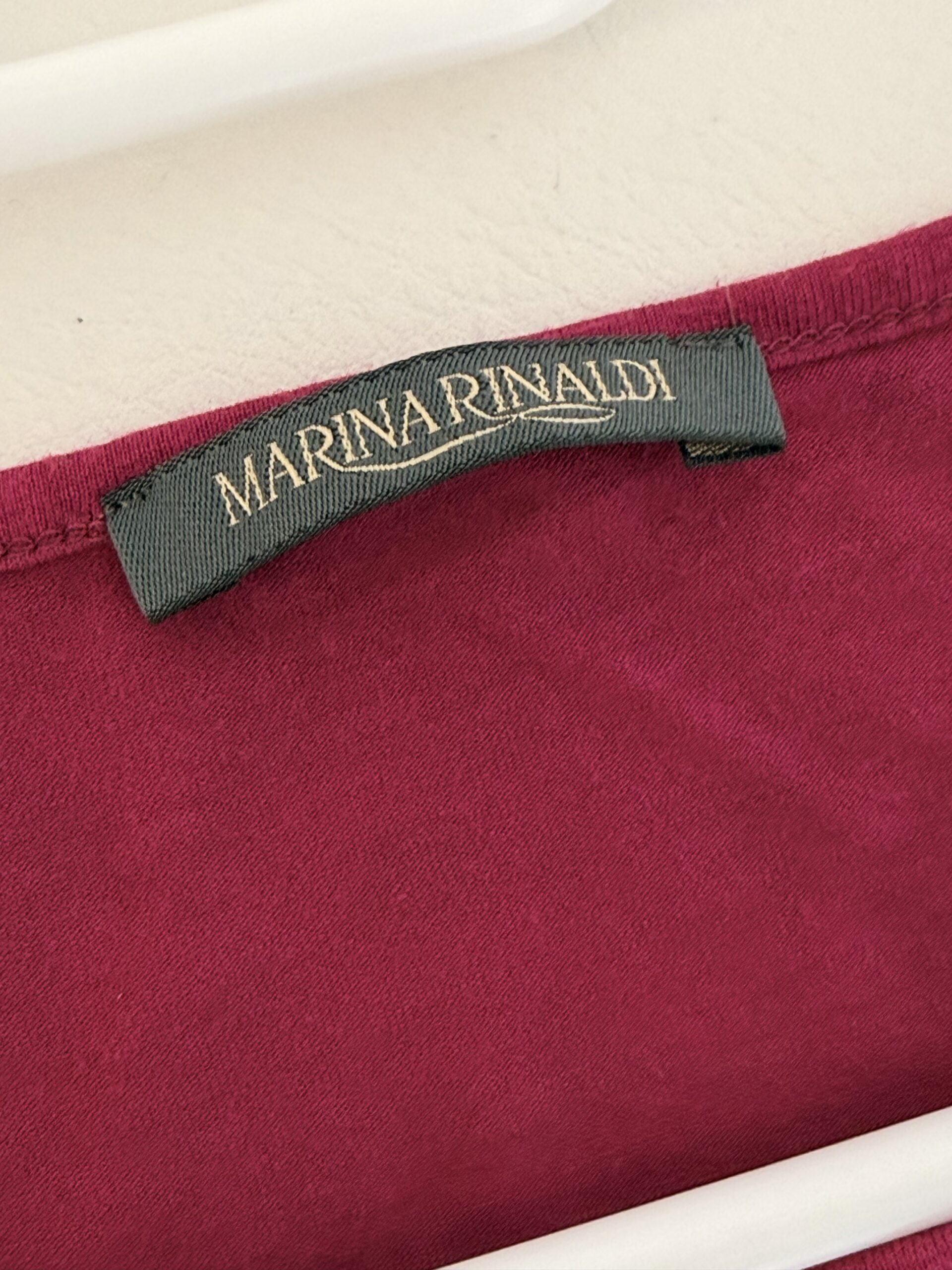👉 MARINA RINALDI Burgundy Sleeveless Top – Estimated L/XL 5 👉 MARINA RINALDI Burgundy Sleeveless Top – Estimated L/XL - Image 5