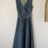 BSB Denim Wrap Dress with Belt – Midi (S)