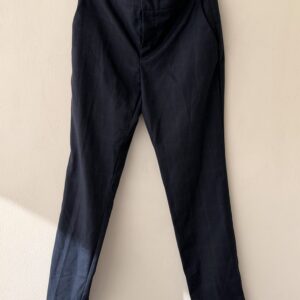 Navy Tailored Check Trousers by Zara