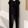 ONLY PLAY Black Sculpting Cut-Out Jumpsuit – Size L