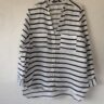 Zara 100% Linen Striped Shirt – XL