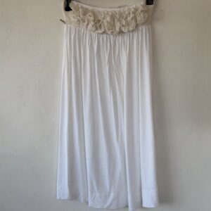 Queen of Hearts Silk Blend Maxi Skirt – One Size