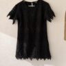 Juicy Couture Black Lace Mini Dress