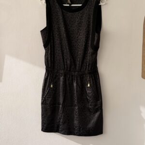 Juicy Couture Black Jacquard Mini Dress