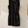 Juicy Couture Black Jacquard Mini Dress