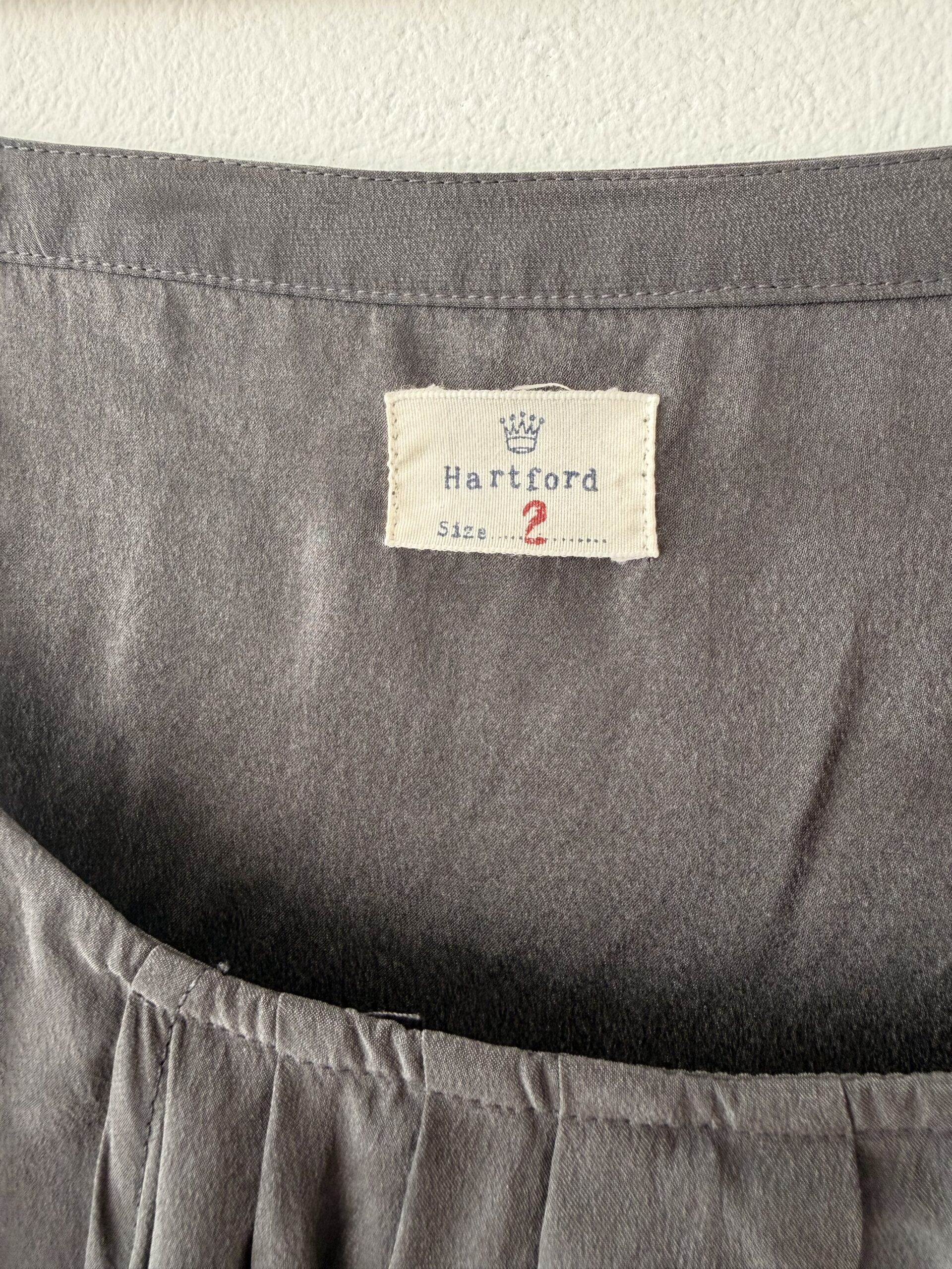 Hartford 100% Silk Charcoal Slip Dress – Parisian Luxury 3 Hartford 100% Silk Charcoal Slip Dress – Parisian Luxury - Image 3