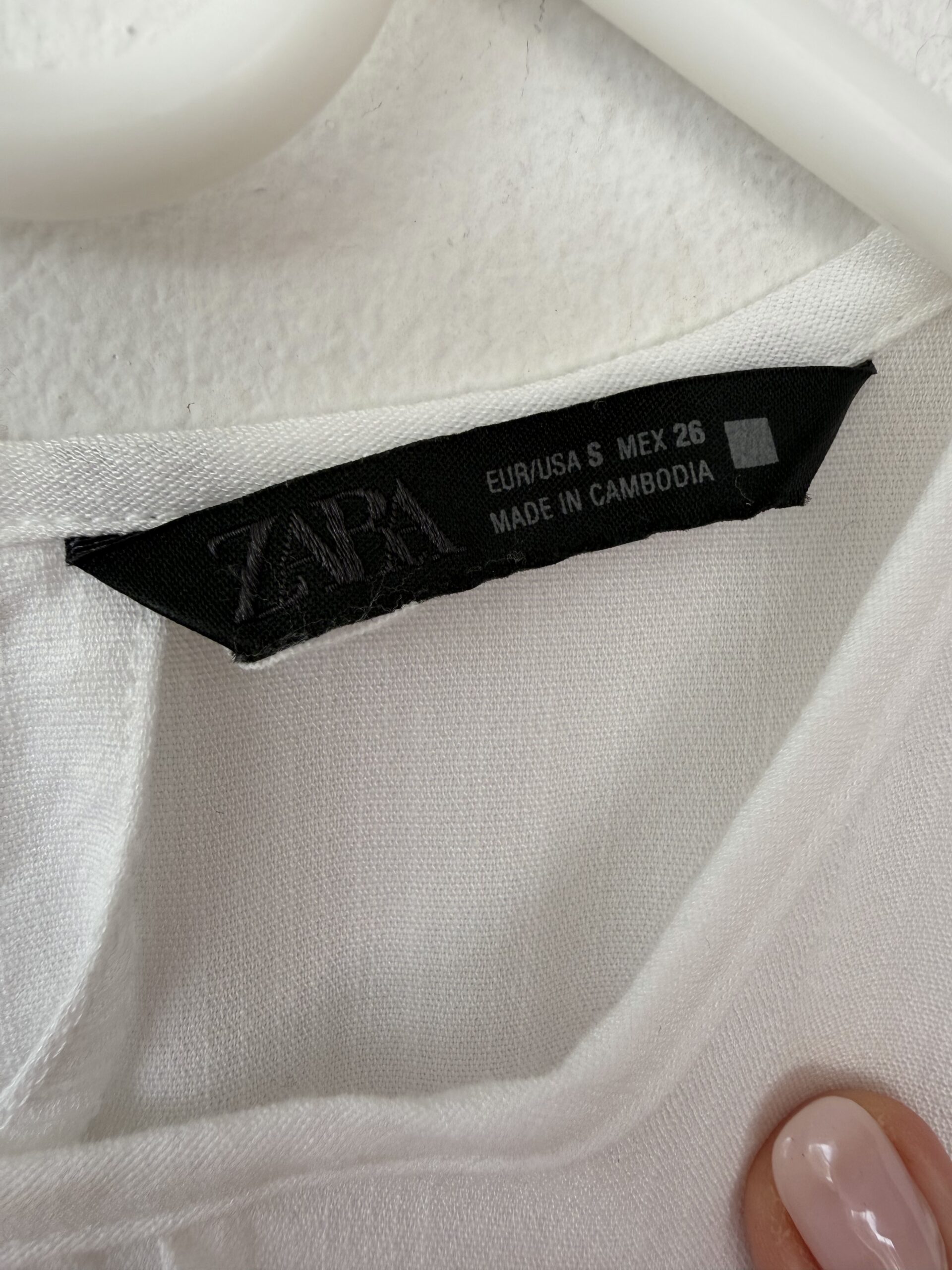 ZARA White Romantic Peplum Blouse with Pintuck Details 4 ZARA White Romantic Peplum Blouse with Pintuck Details - Image 4