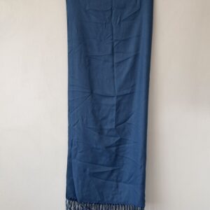 Dusty Blue Cashmere Blend Pashmina Scarf