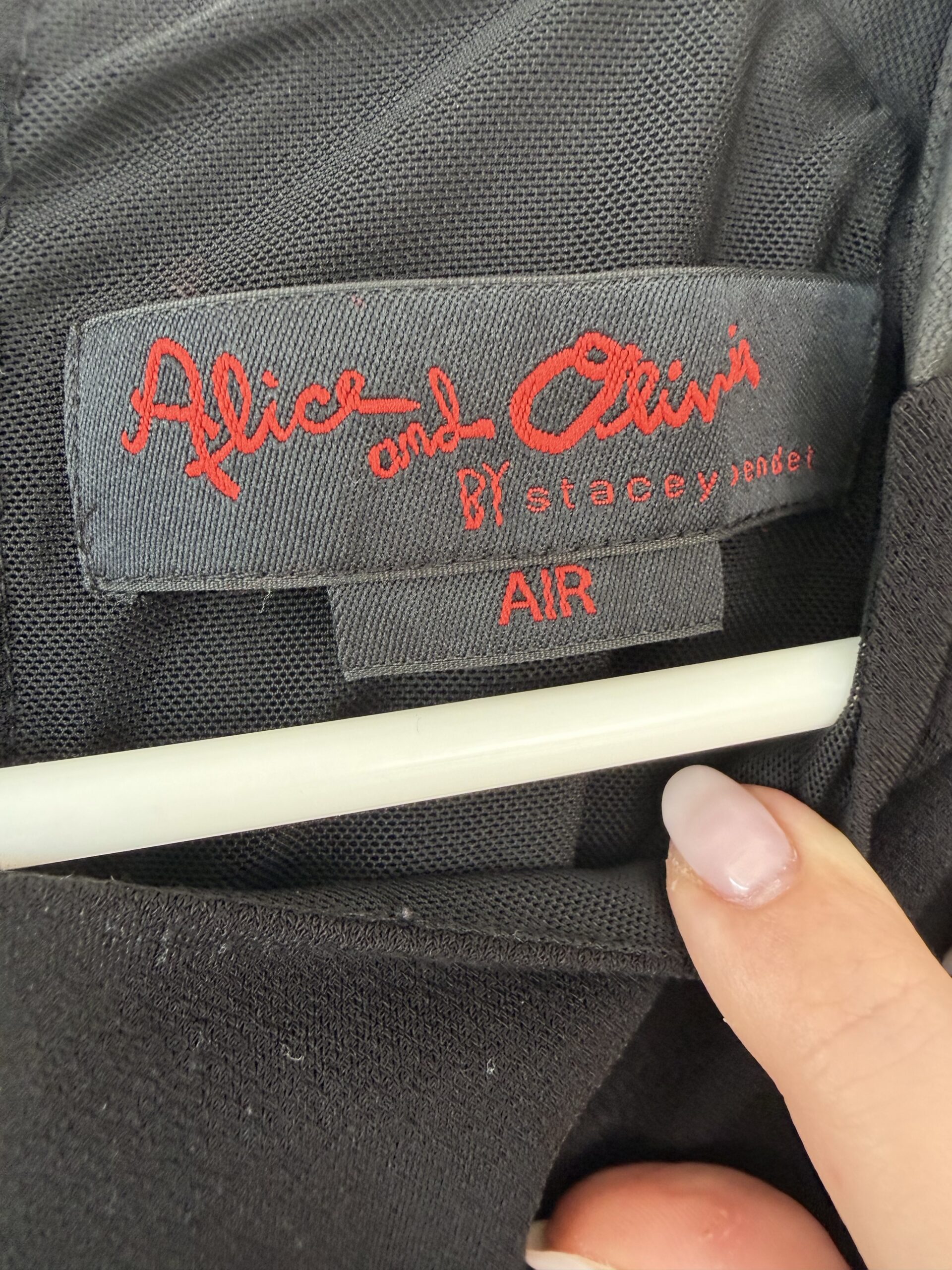 Alice + Olivia “AIR” Minimal Black Top 5 Alice + Olivia “AIR” Minimal Black Top - Image 5